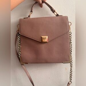 Elegant Tan Chain Strap Women's Bag